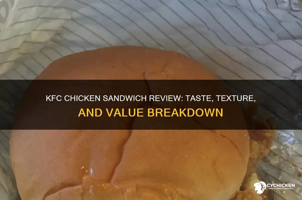 how is kfc chicken sandwich