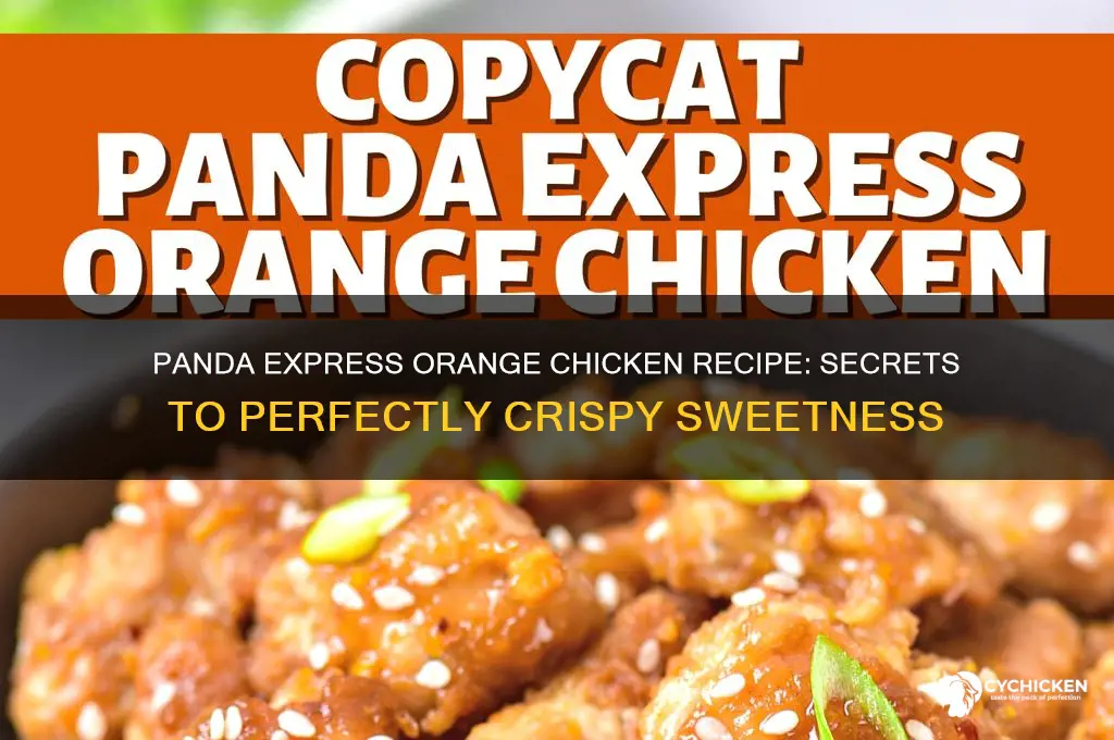 how is orange chicken made at panda express