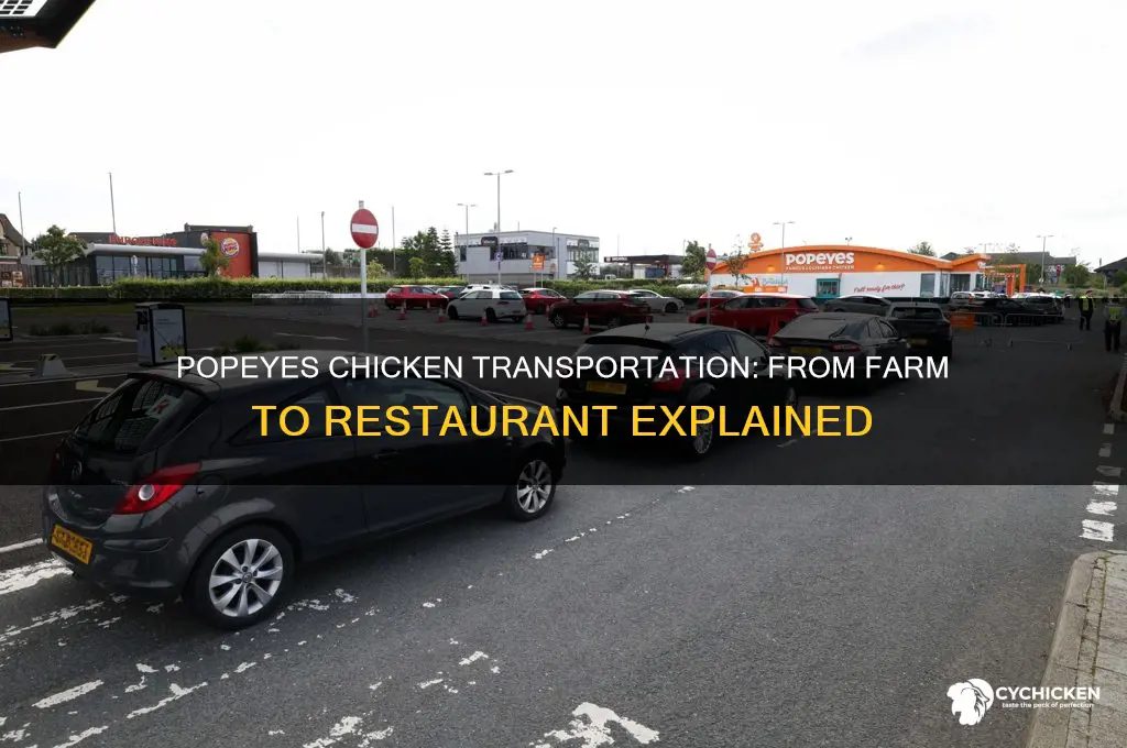 how is popeyes chicken transported to the restaurants