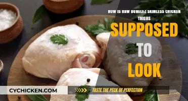 What to Expect: Raw Boneless Skinless Chicken Thighs Appearance Guide