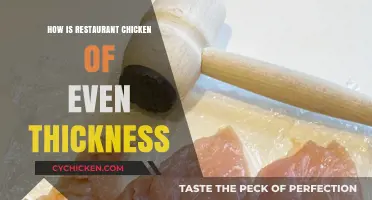 Achieving Perfectly Even Chicken Thickness in Restaurant Kitchens