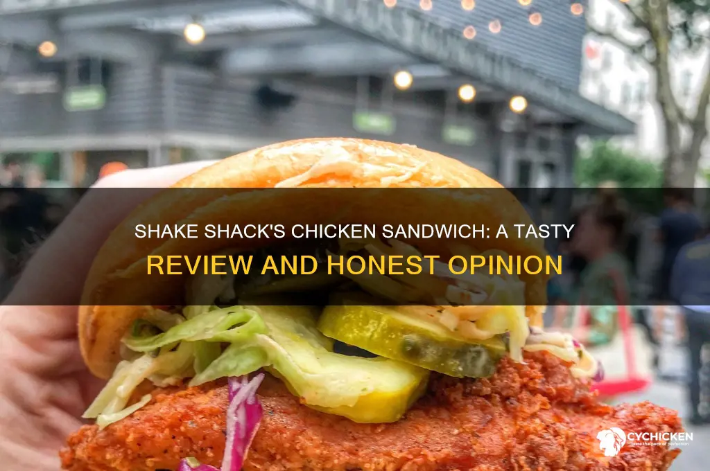 how is shake shack chicken sandwich