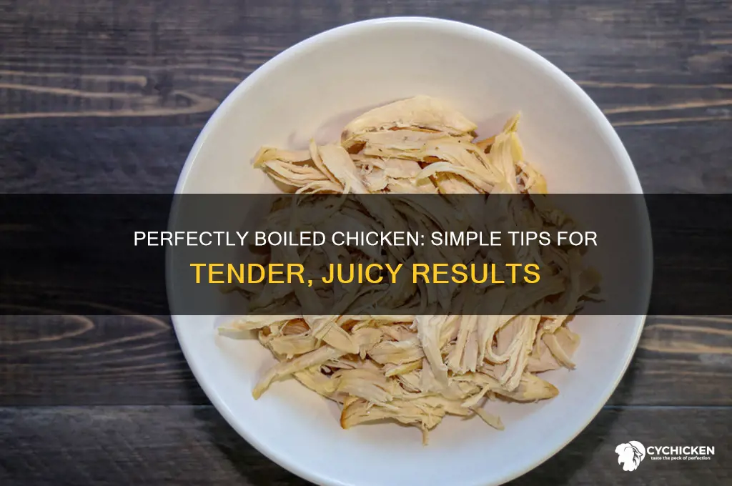 how is the best way to boil chicken