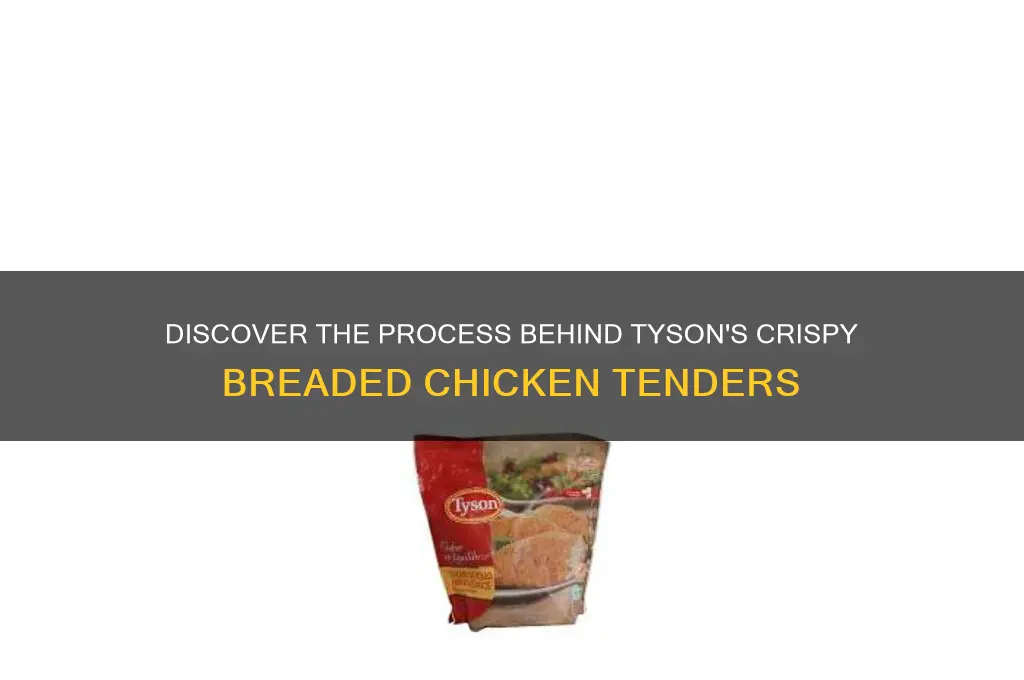 how is tyson breaded chicken tenders made