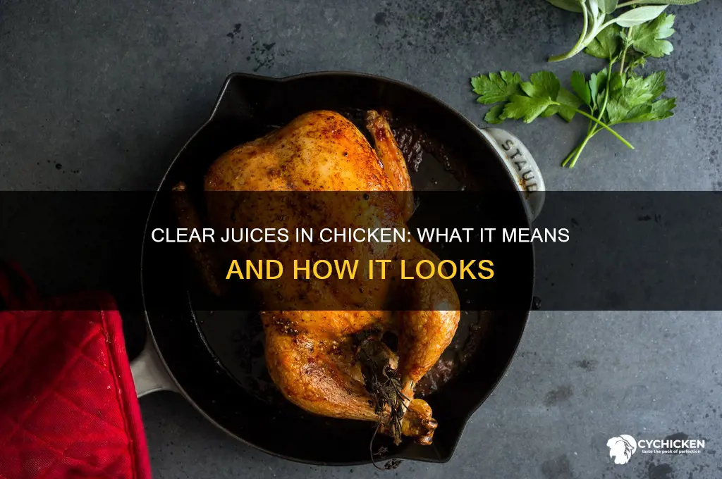 how it looks when juices run clear chicken