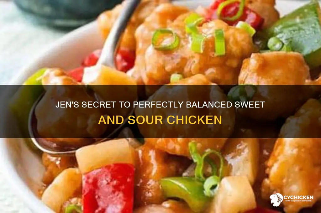 how jen does it sweet and sour chicken