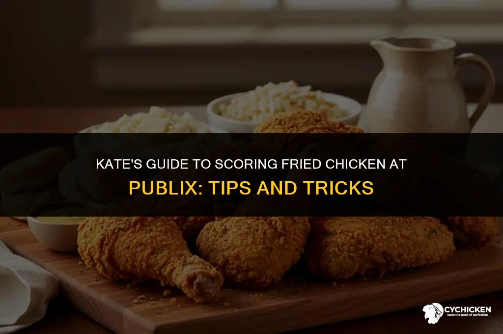 how kate get fried chicken at publix