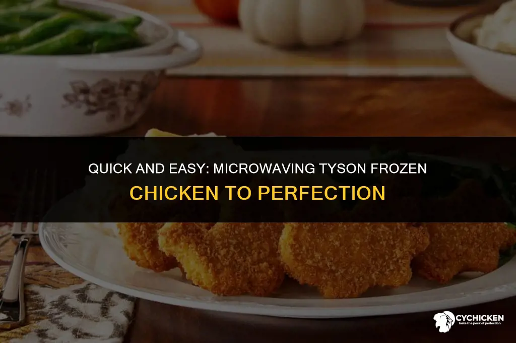 how kong to microwave tyson frozen chicken