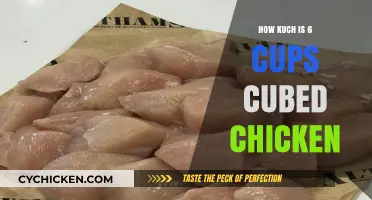 How Much is 6 Cups Cubed Chicken? A Quick Guide