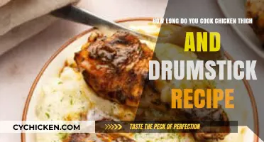 Perfect Chicken Thighs & Drumsticks: Cooking Time Guide