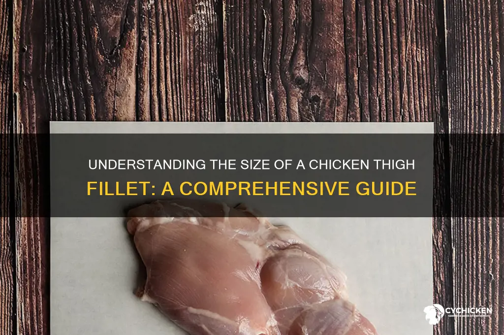 how large is a chicken thigh fillet