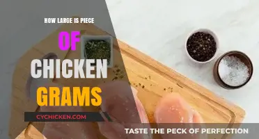 Understanding Chicken Portion Sizes: How Many Grams in a Piece?