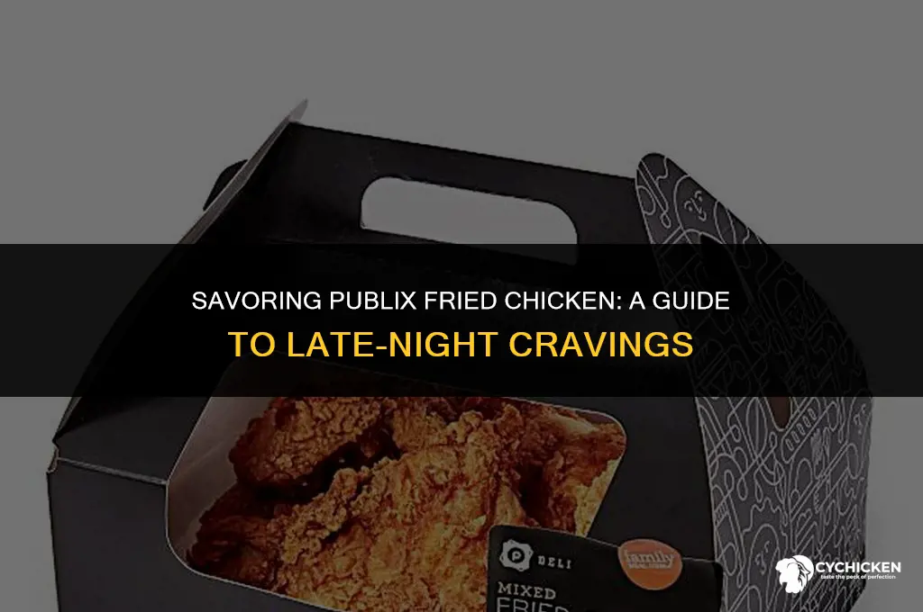 how late get fried chicken at publix