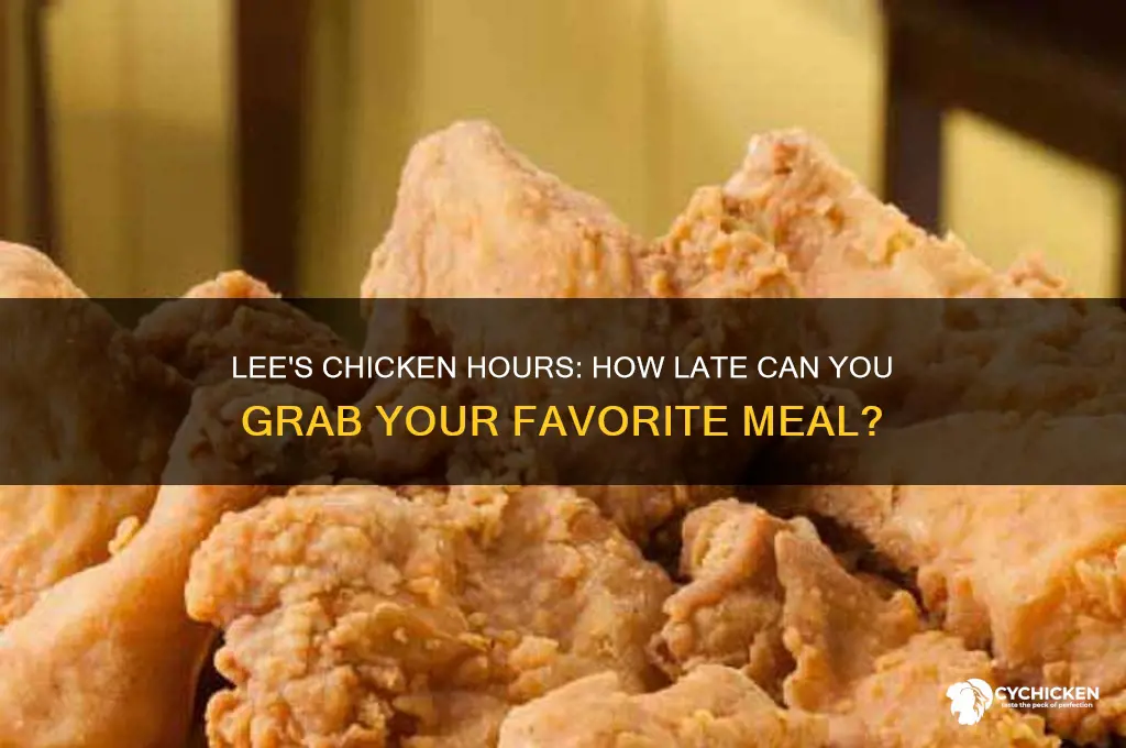 how late is lee