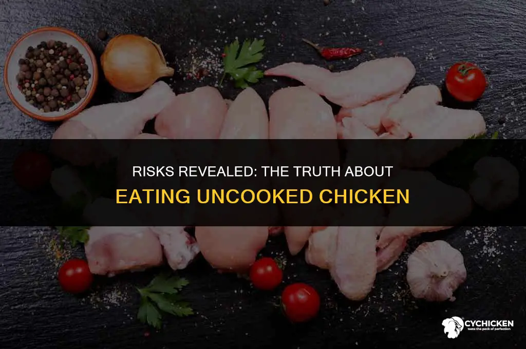 how likely is it to get sick from uncooked chicken
