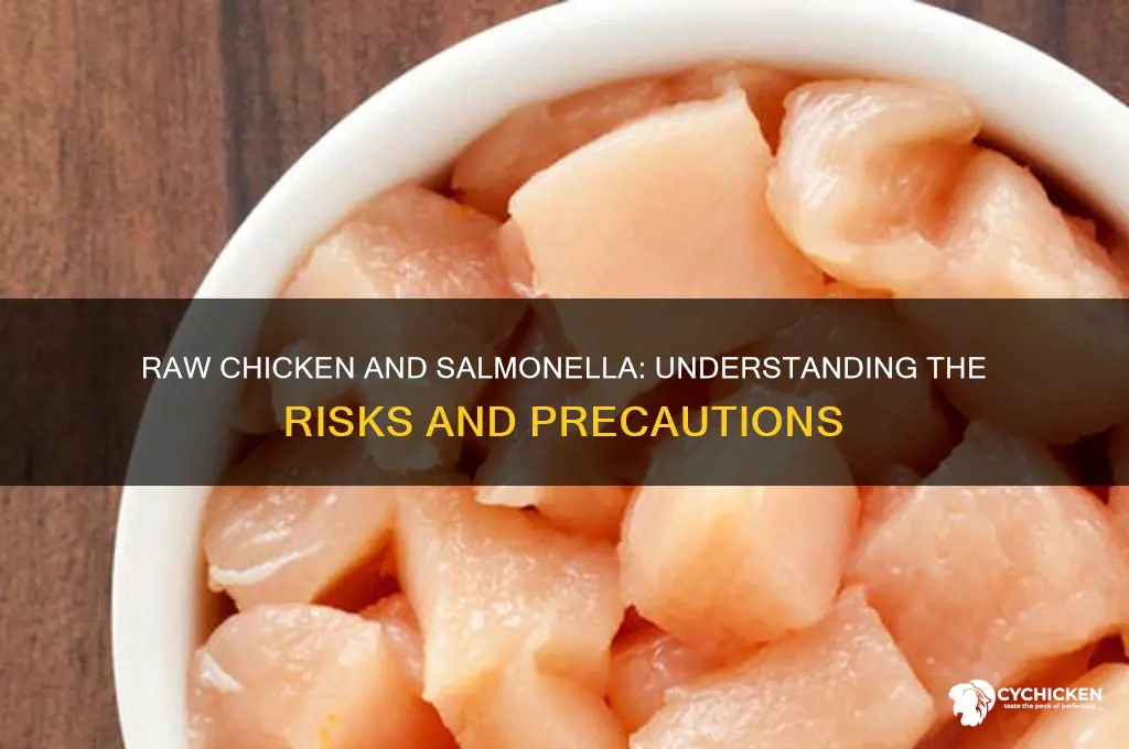 how likely is raw chicken to have salmonella