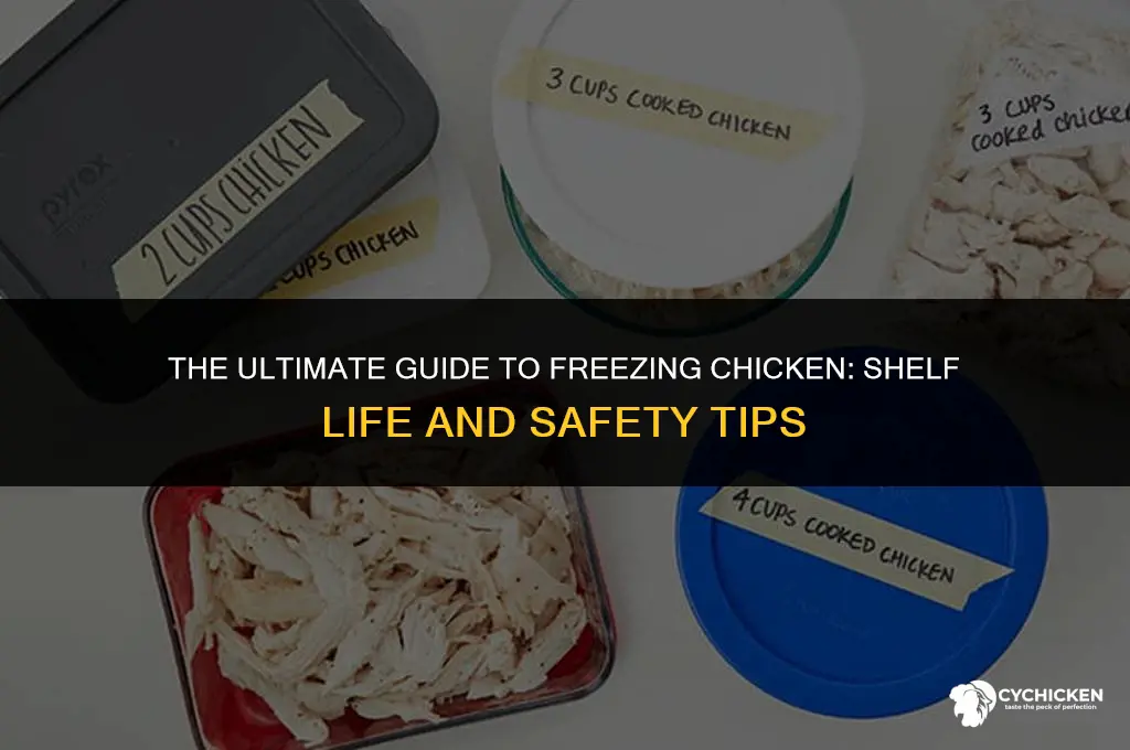 how ling can chicken be frozen