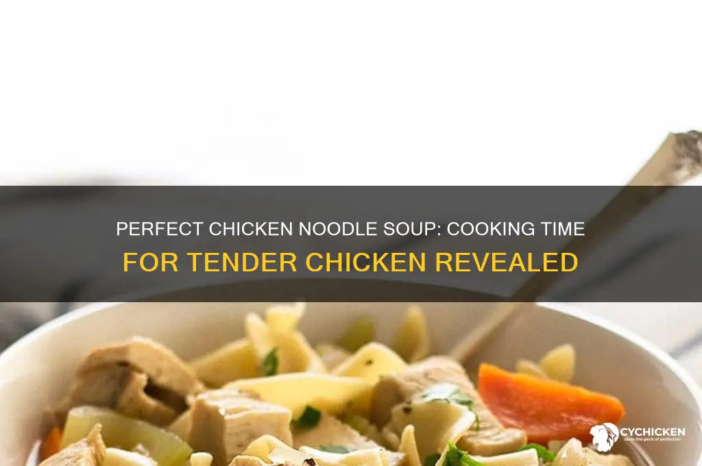 how ling dies chicken take for chicken noodle