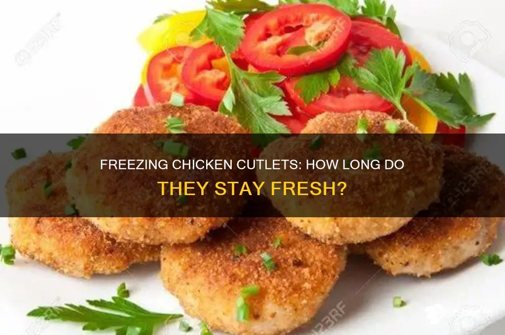 how ling do chicken cutlets ladt in freezer