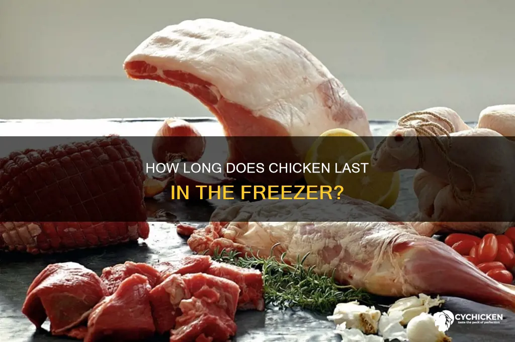 how ling does chicken last in freezer