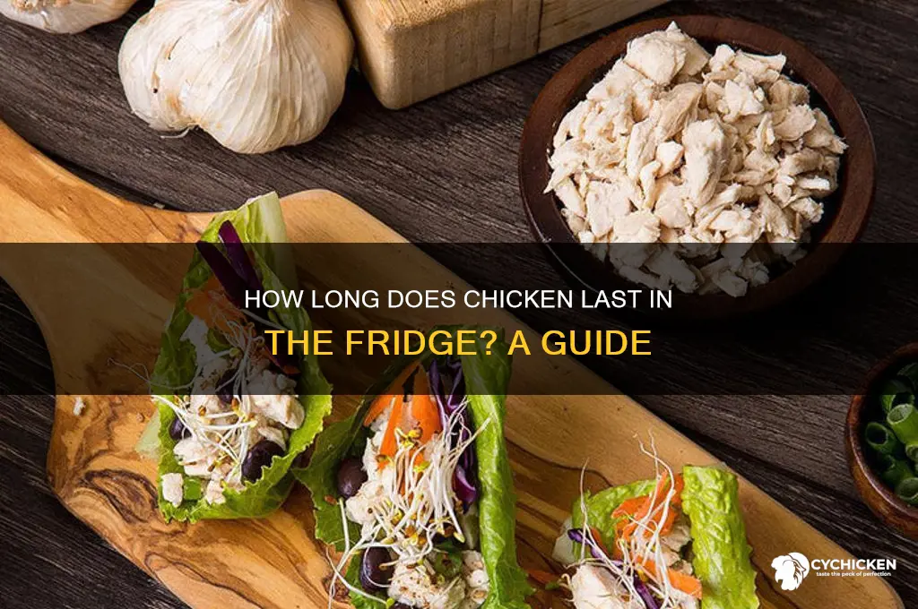 how ling does chicken last in fridge