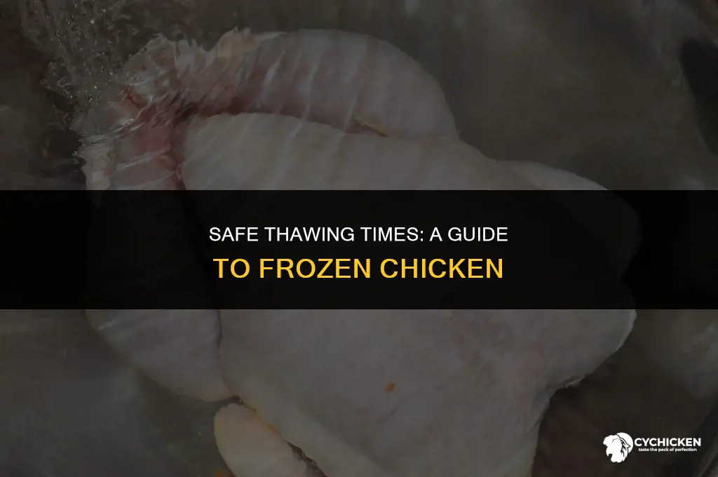 how ling does frozen chicken take to thaw