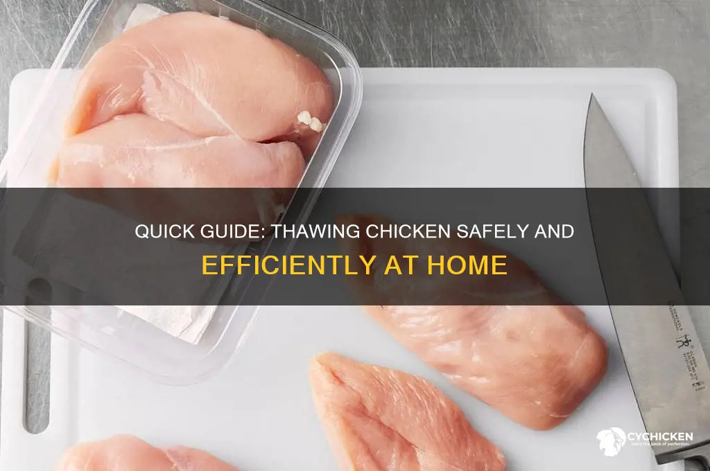 how ling does it take chicken to thaw