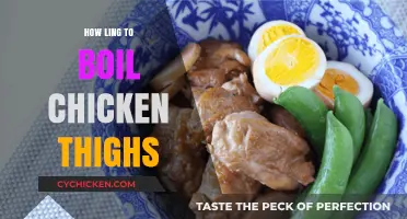 Perfectly Cooked Chicken Thighs: Optimal Boiling Time Guide
