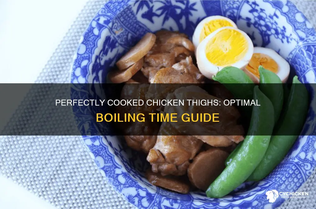 how ling to boil chicken thighs