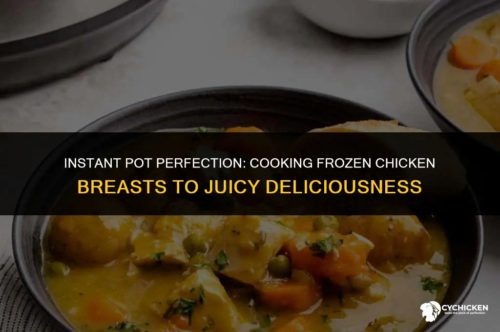 how ling to cook frozen chicken breasts in instant pot