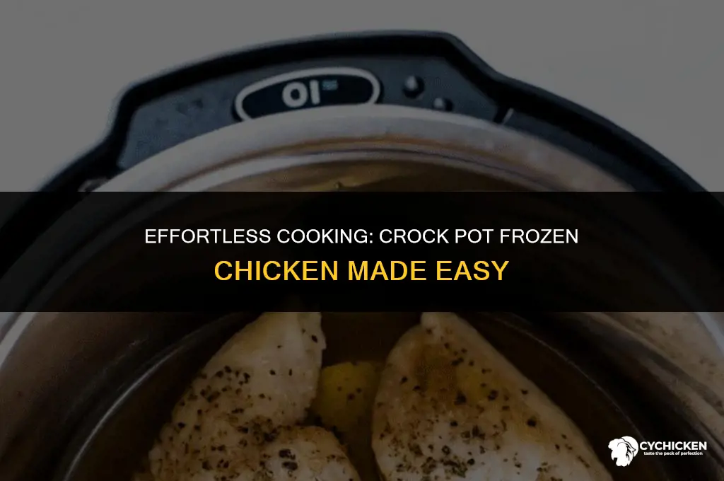 how ling to cook frozen chicken in crock pot