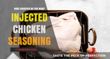 Injected Chicken Seasoning: Finding the Perfect Liquefaction Level for Flavor