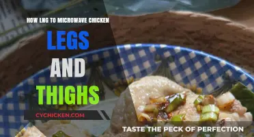 Perfectly Cooked Chicken Legs and Thighs: Microwave Timing Guide