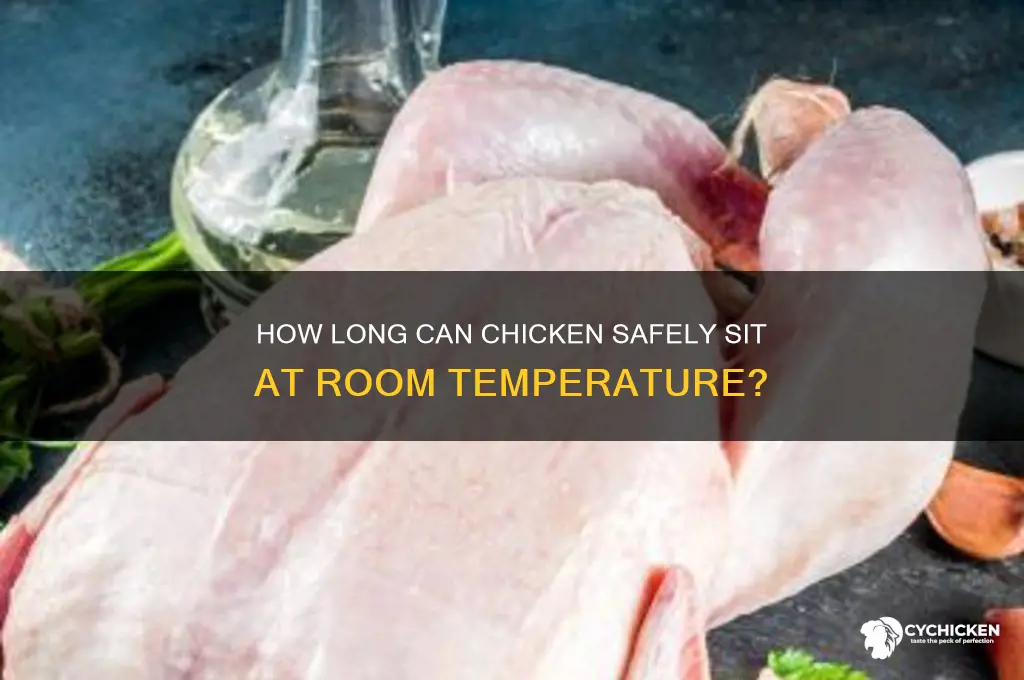 how lobg is chicken safe at room temp