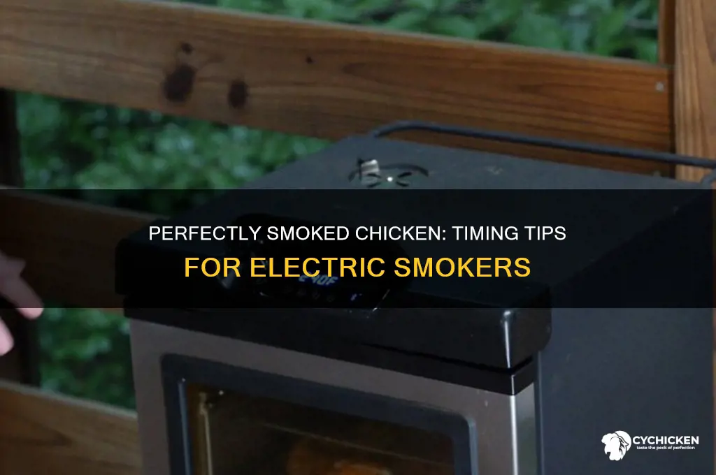 how lokng to smoke chicken electric smolder