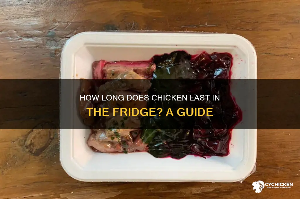 how lomg does chicken last in the fridge