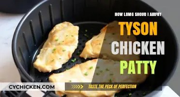 Perfect Air Fryer Time for Crispy Tyson Chicken Patties