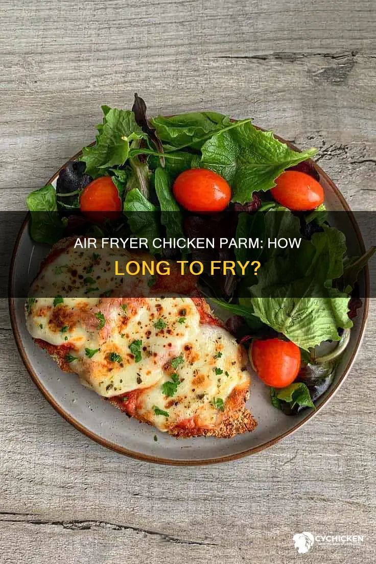 how lonf do you chicken parm in the air fryer
