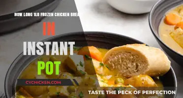 Quick and Easy: Cooking 1lb Frozen Chicken Breast in Instant Pot