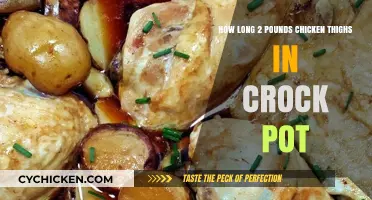 Perfectly Cooked 2 Pounds Chicken Thighs in Crock Pot: Timing Guide