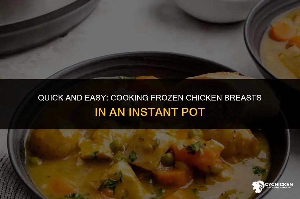 how long 5 frozen chicken breasts instant pot