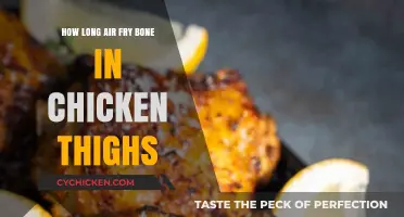 Perfectly Crispy Air Fryer Bone-In Chicken Thighs: Cooking Time Guide
