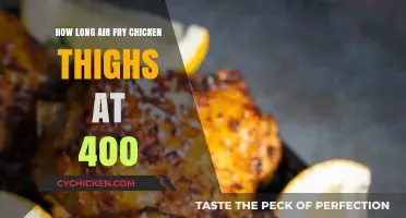 Perfect Air Fry Chicken Thighs: 400°F Cooking Time Guide