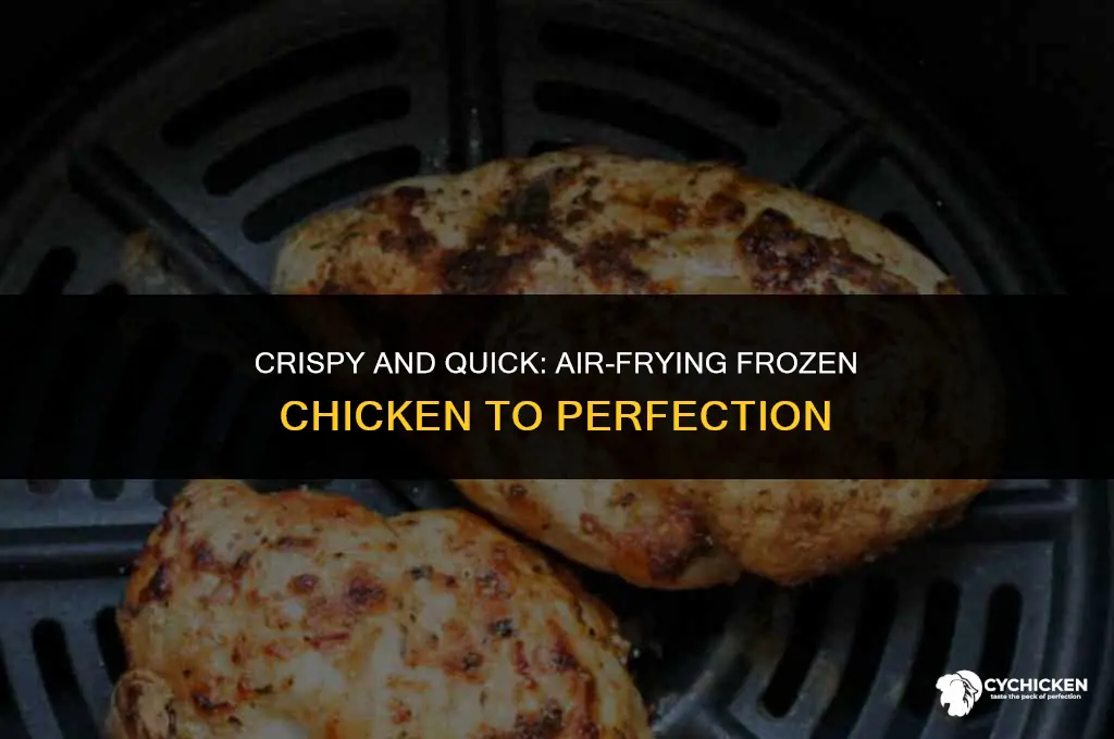 how long air fry frozen chicken
