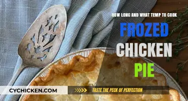 Perfectly Baked Frozen Chicken Pie: Time and Temperature Guide