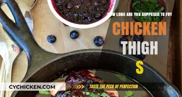 Perfectly Crispy Chicken Thighs: Mastering the Ideal Frying Time