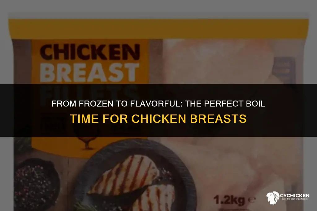 how long boil chicken breast frozen