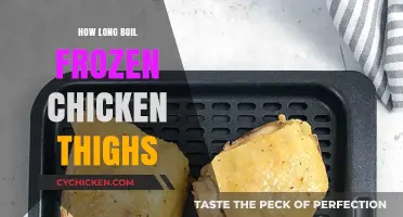 Perfectly Cooked Frozen Chicken Thighs: Optimal Boiling Time Guide