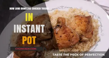 Instant Pot Boneless Chicken Thighs: Perfect Cooking Time Guide