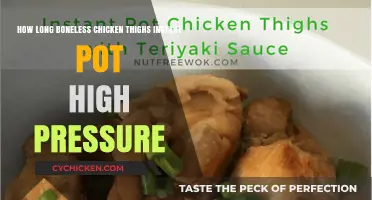 Instant Pot Boneless Chicken Thighs: Perfect High-Pressure Cooking Time